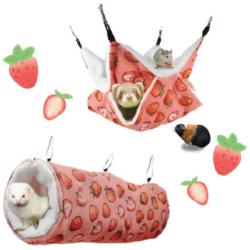 Hamaca y túnel para mascotas