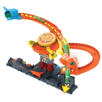Hot Wheels pista de juguete ataque de cobra vs pizzería - Image 3