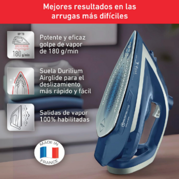 T-fal plancha de vapor con suela de cerámica y recolector de calcio extraíble - Image 3