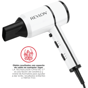 Revlon secadora de cabello crystal C blanca - Image 3