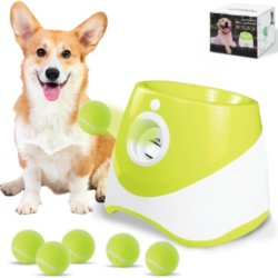 Lanzador automático de pelotas para perros