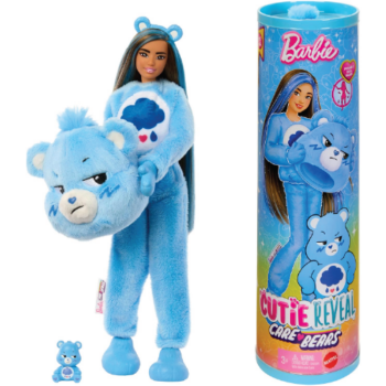 Barbie cutie reveal muñeca ositos cariñositos azul